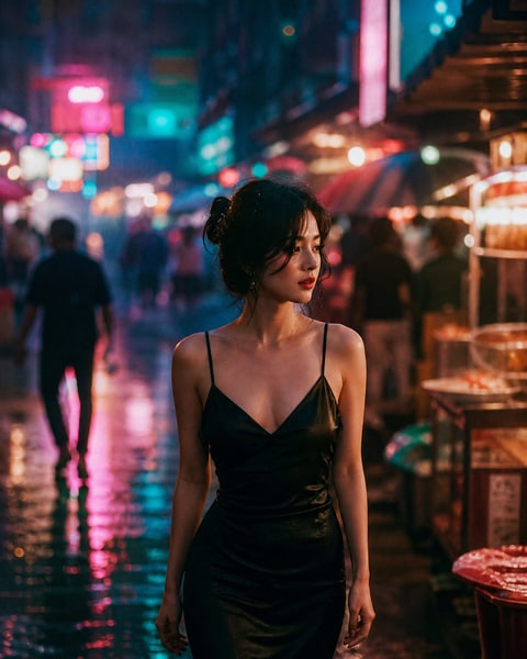 霓虹夜色